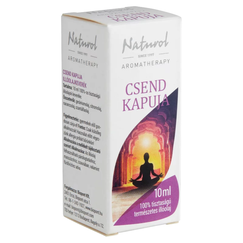 Naturol Aromatherapy Csend Kapuja illóolajkeverék 10 ml