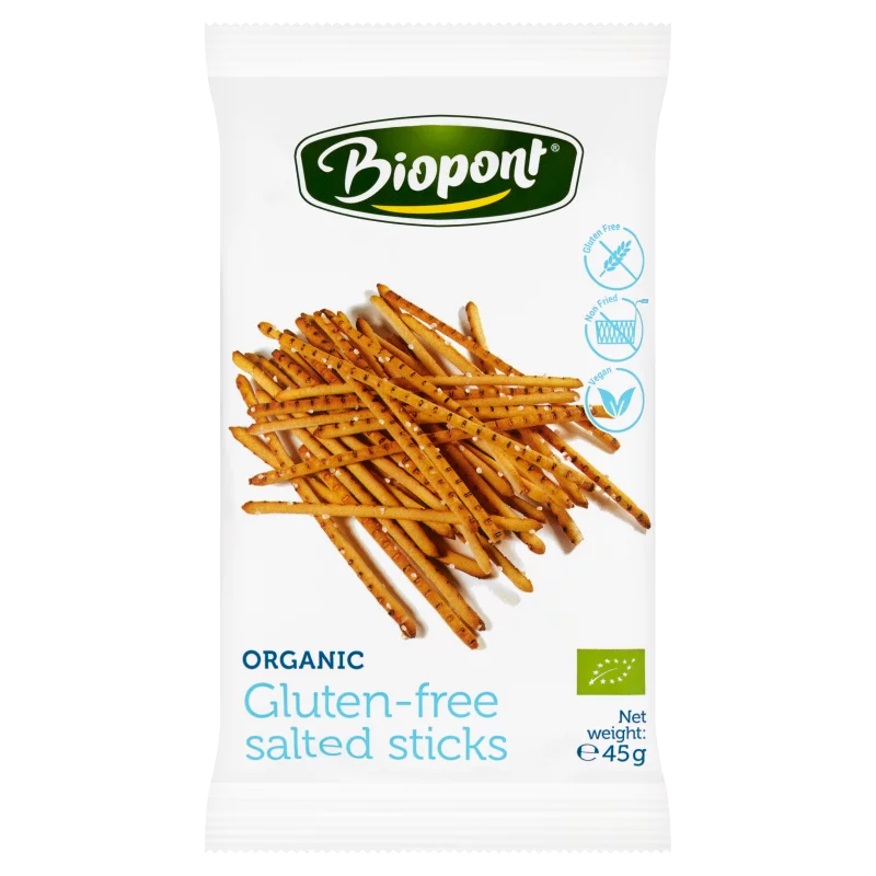 Biopont bio gluténmentes dekor-sós sóspálcika 45 g