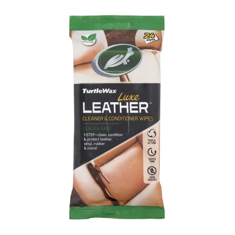 Turtle Wax bőrápoló-tisztitó kendő 24db/tasak