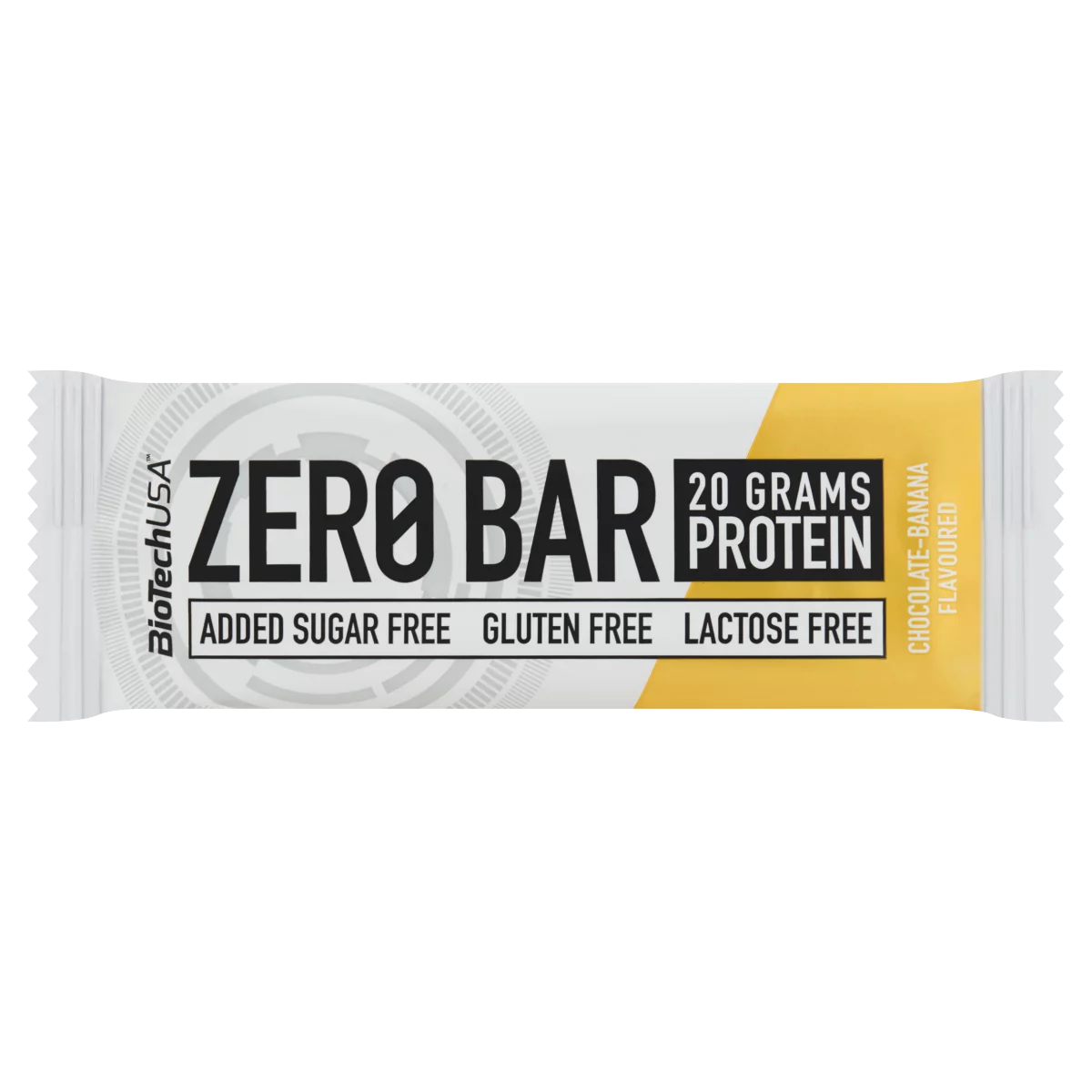 BioTechUSA Zero Bar csokoládé-banán ízű magas fehérjetartalmú szelet édesítőszerekkel 50 g