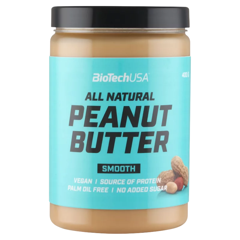 BioTechUSA Smooth Peanut Butter krémes mogyoróvaj 400 g