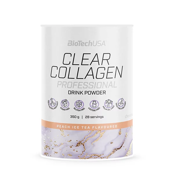 BioTech USA italpor 350g Clear Collagen Professional barackos ice tea