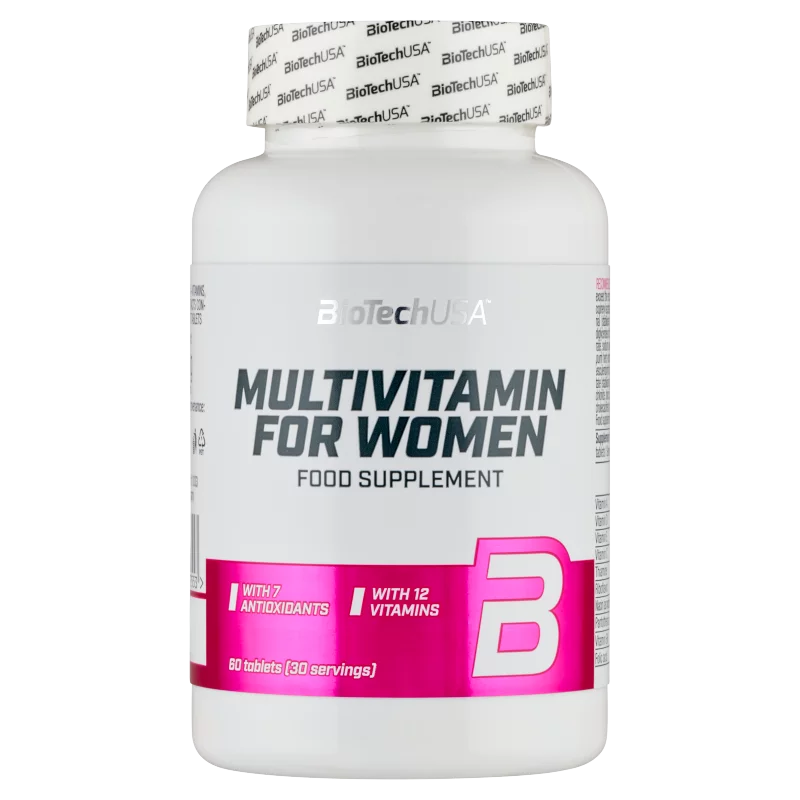 BioTechUSA Multivitamin for Women étrendkiegészítő tabletta 60 db  121 g