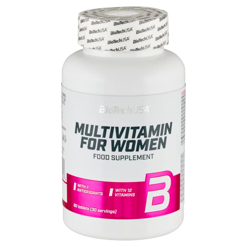 BioTechUSA Multivitamin for Women étrendkiegészítő tabletta 60 db  121 g