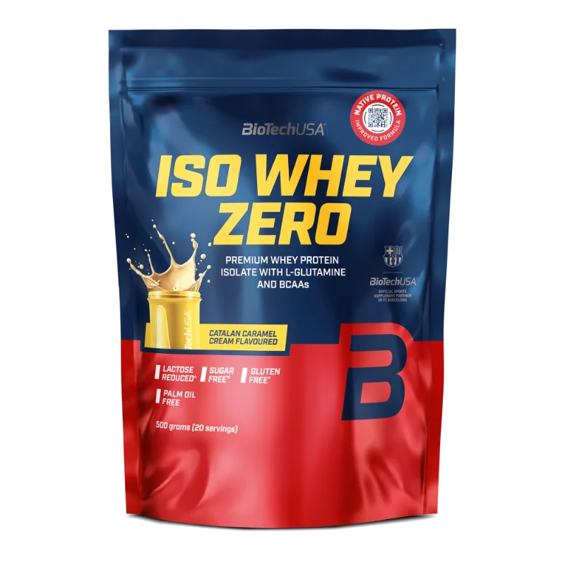 BioTech USA fehérjepor 500g catalan caramel iso whey zero