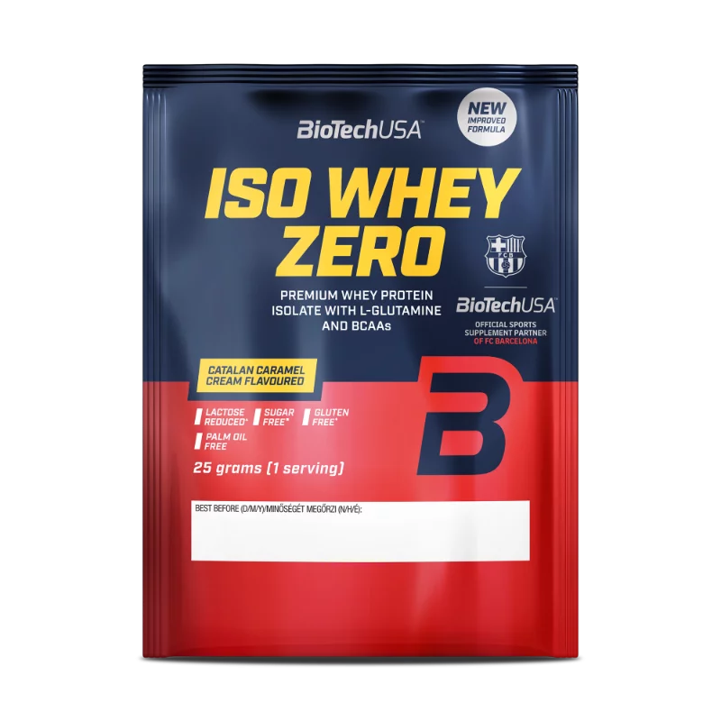 BioTech USA fehérjepor 25g catalan caramel iso whey zero
