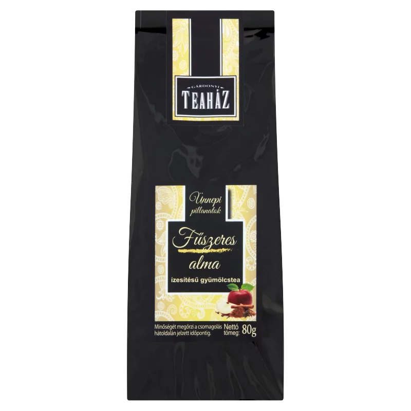 Gárdonyi Teaház Ünnepi Pillanatok fűszeres alma ízesítésű gyümölcstea 80 g