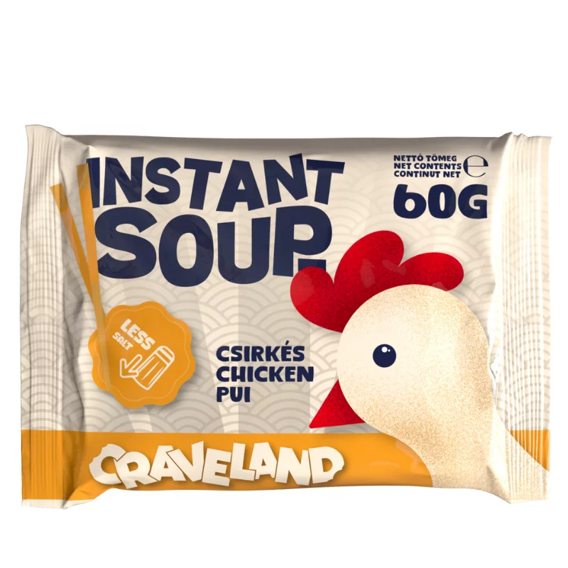 Craveland instant tésztaleves 60g Tyúkhús ízű