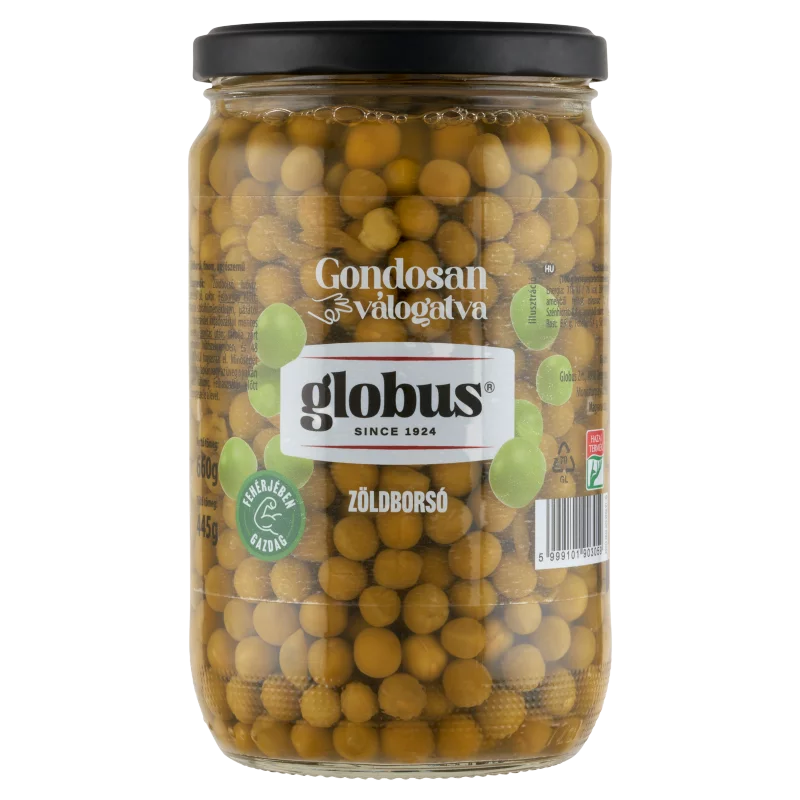Globus Gondosan válogatva zöldborsó 660 g