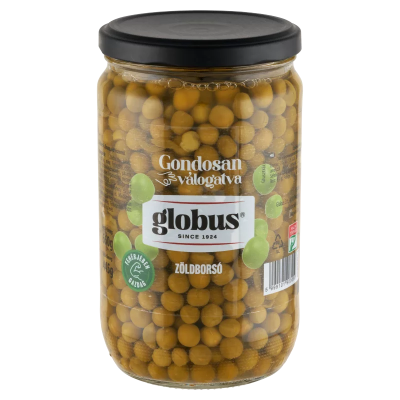Globus Gondosan válogatva zöldborsó 660 g
