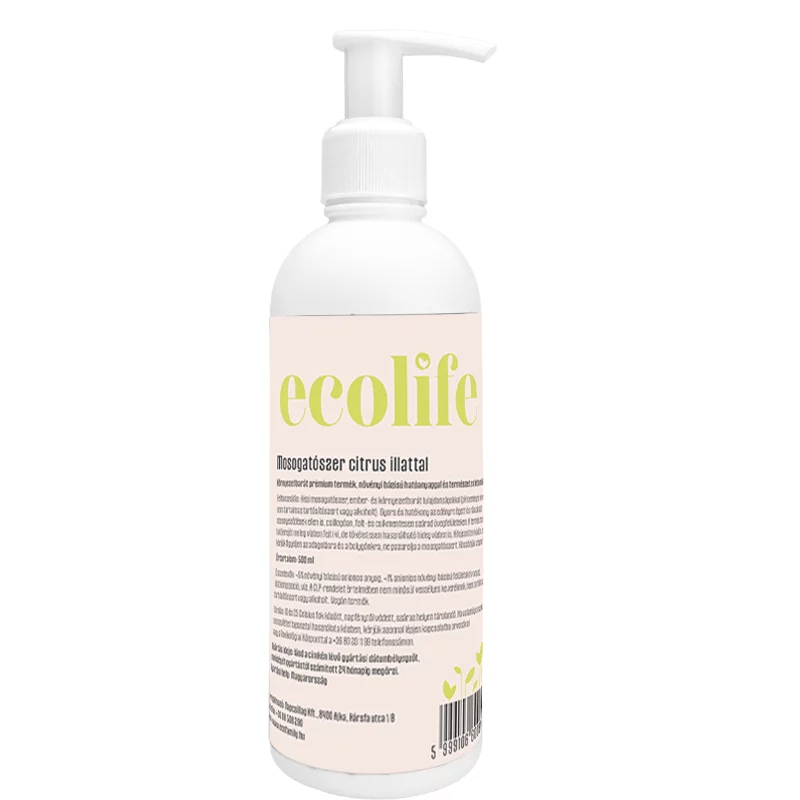 EcoLife kézi mosogatószer 500ml Citrus