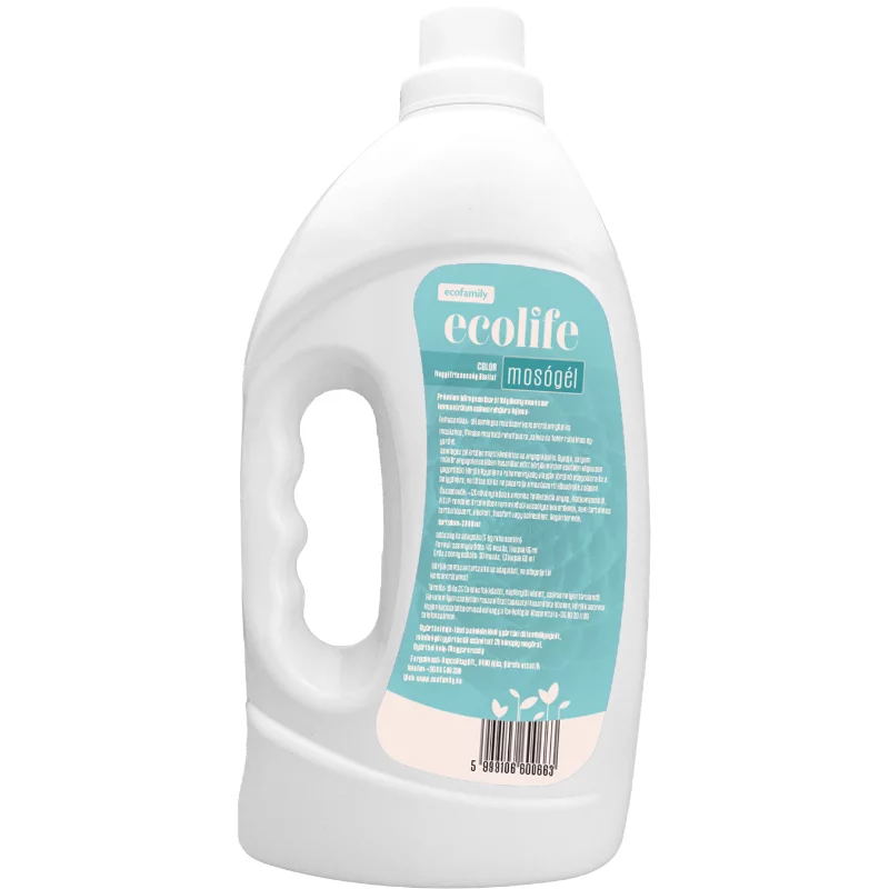 EcoLife folyékony mosógél 2L Color 45 mosás