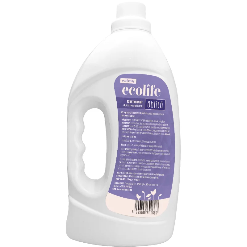EcoLife textilöblítő 1,5L Ezüstharmat 35 mosás