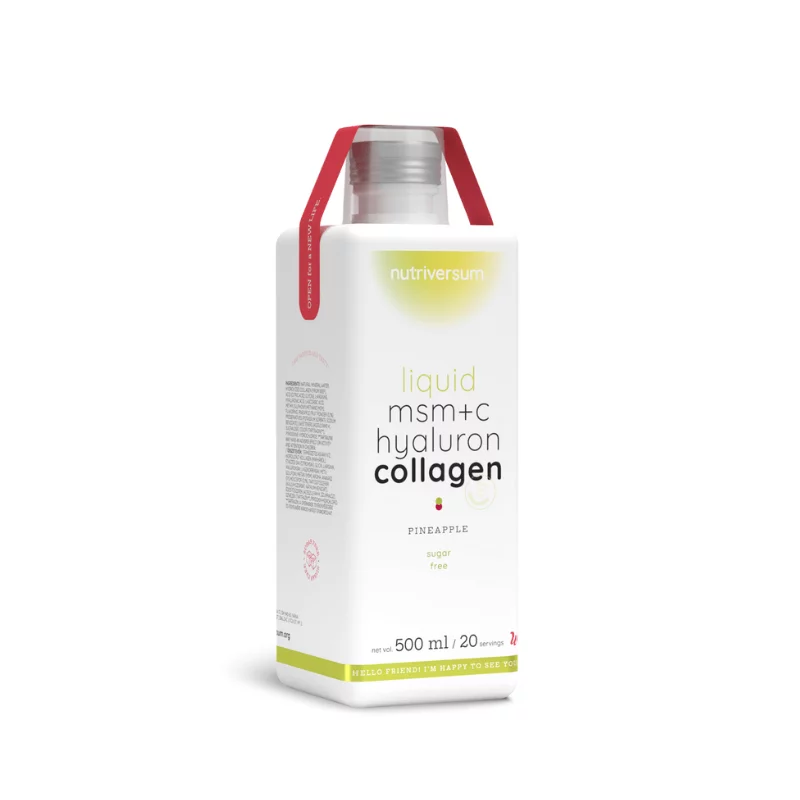 Nutriversum MSM+C Hyal Collagen  500ml ananász Liquid