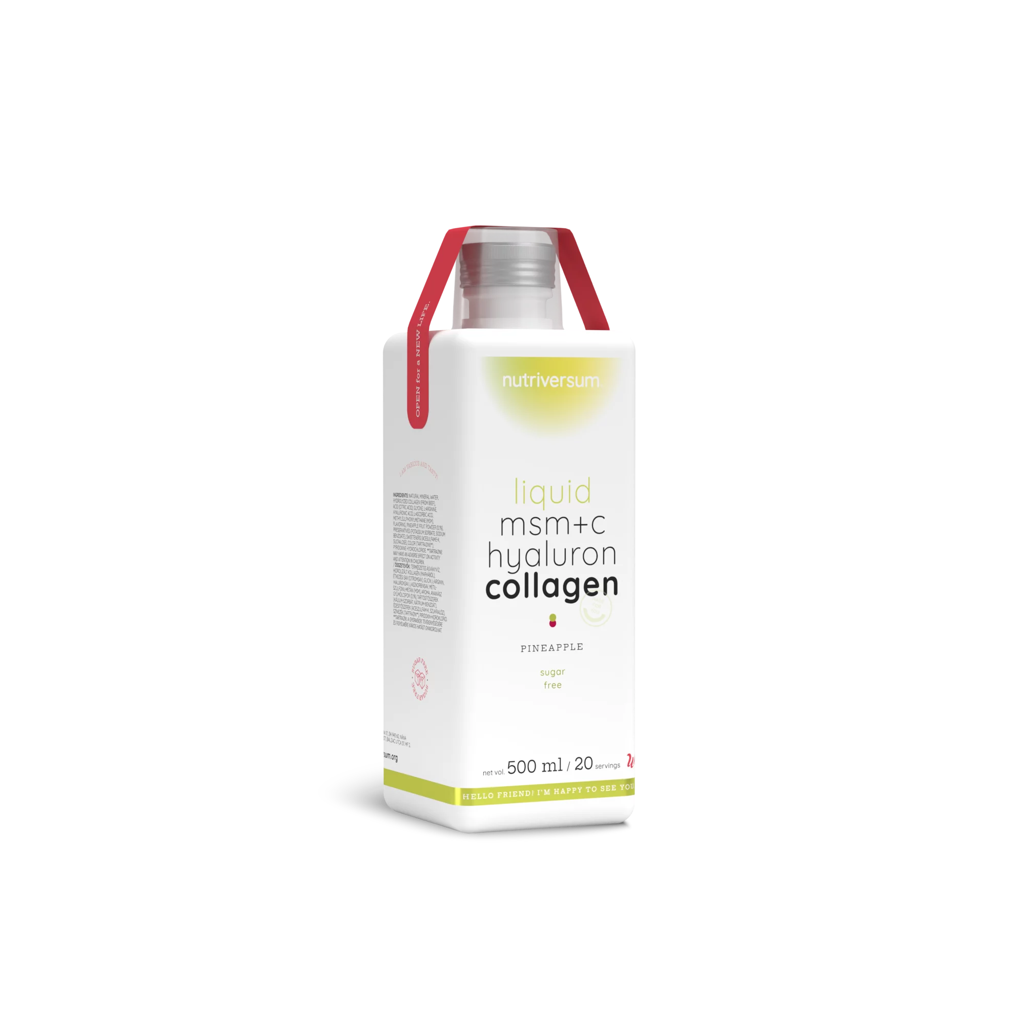 Nutriversum MSM+C Hyaluron Collagen 500ml ananász Liquid