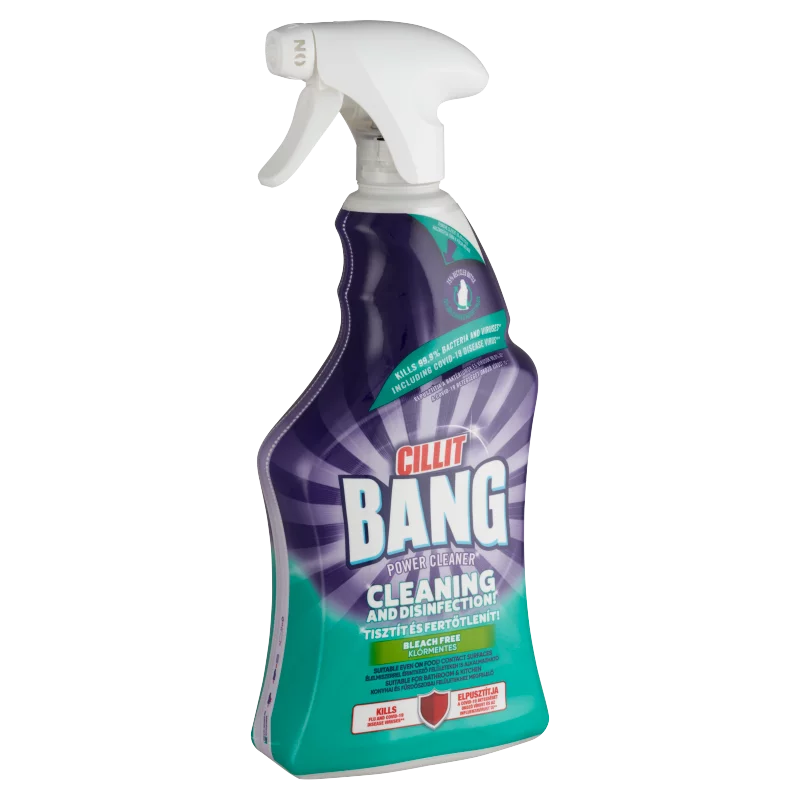 Cillit Bang Power Cleaner tisztító és klórmentes fertőtlenítő spray 750 ml