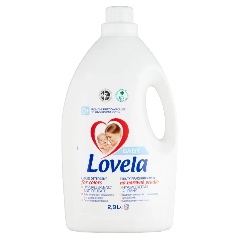 Lovela Baby folyékony mosószer színes ruhákhoz 32 mosás 2,9 l