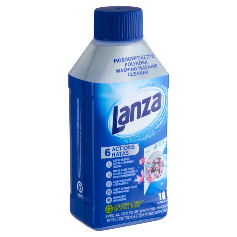 Lanza mosógéptisztító folyadék 250 ml