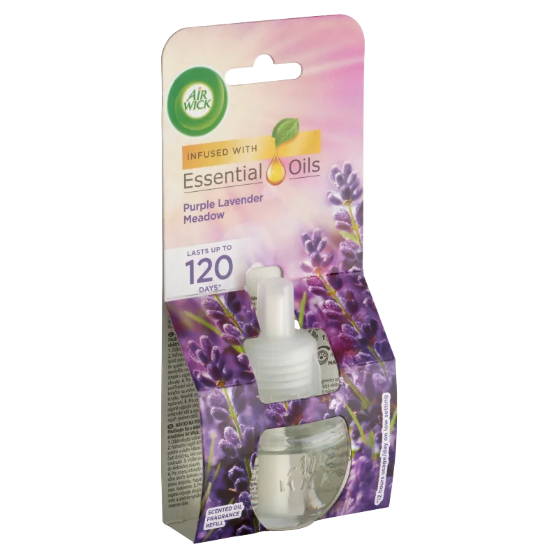 Air Wick Lila Levendula Mező elektromos utántöltő légfrissítő készülékhez 19 ml
