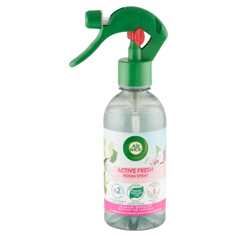 Air Wick Active Fresh Friss harmat & fehér jázmin légfrissítő spray 237 ml