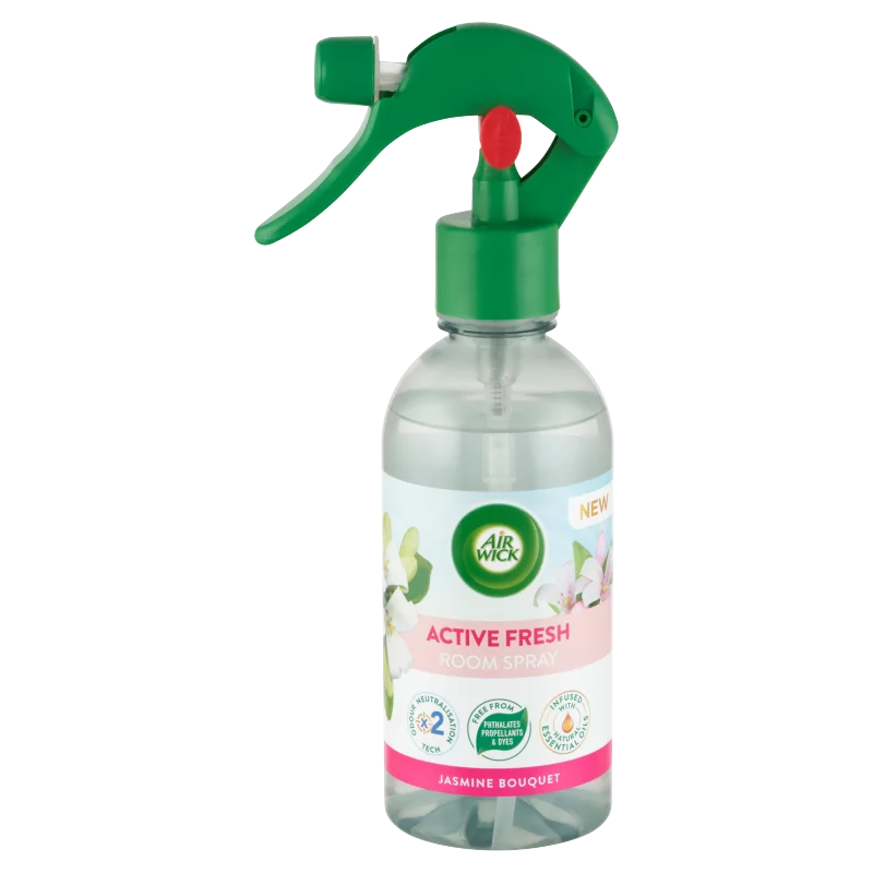 Air Wick Active Fresh Friss Harmat & Fehér Jázmin légfrissítő spray 237 ml