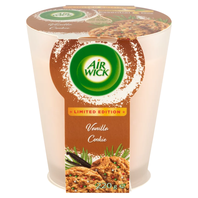 Air Wick Essential Oils Vaníliás süti gyertya 220 g