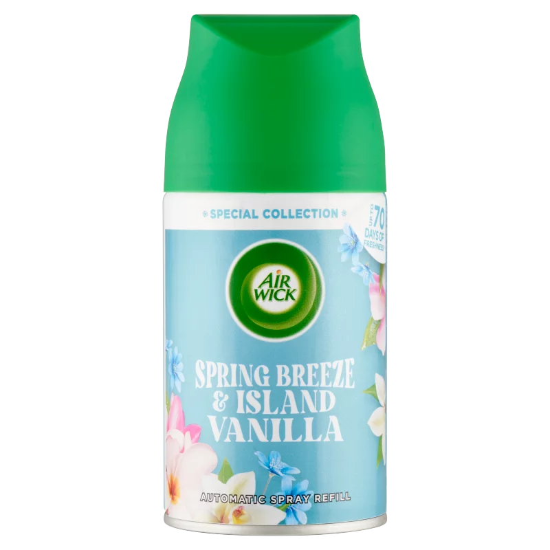 Air Wick Freshmatic Tavaszi szellő és vanília automata légfrissítő spray utántöltő 250 ml