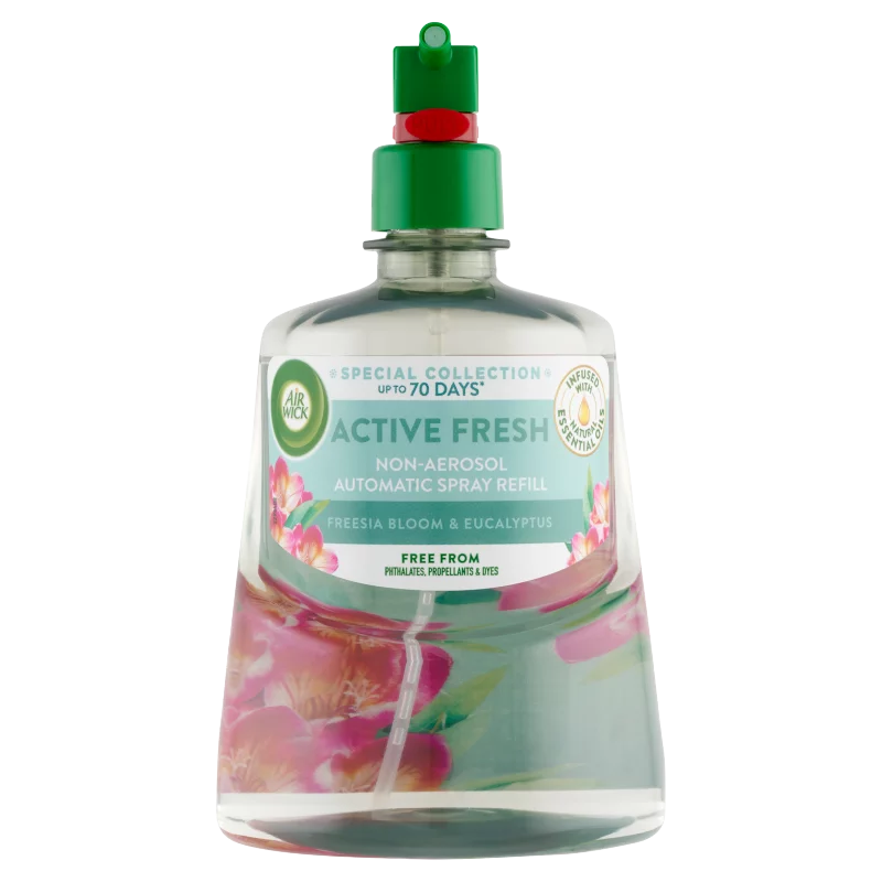 Air Wick Active Fresh Virágzó Frézia & Eukaliptusz utántöltő 228 ml