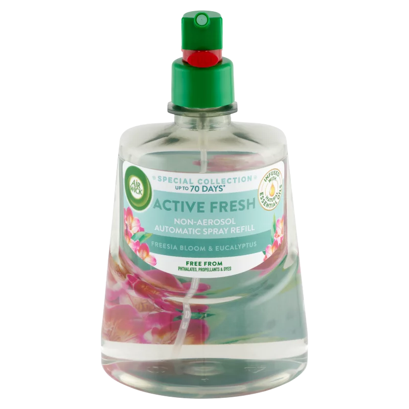 Air Wick Active Fresh Virágzó Frézia & Eukaliptusz utántöltő 228 ml
