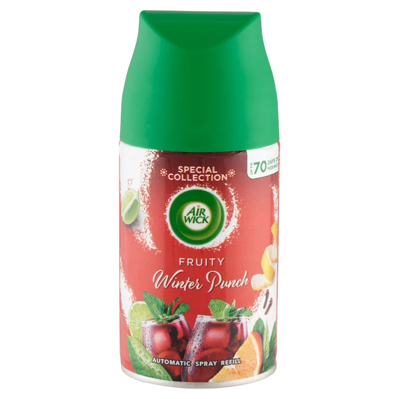Air Wick Freshmatic Gyümölcsös Téli Puncs automata légfrissítő spray utántöltő 250 ml