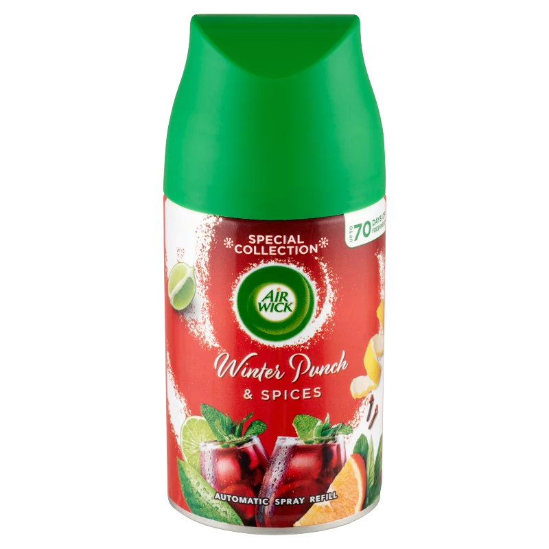 Air Wick Freshmatic Gyümölcsös Téli Puncs automata légfrissítő spray utántöltő 250 ml