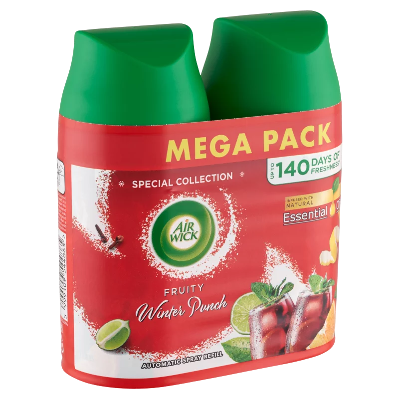 Air Wick Freshmatic Gyümölcsös Téli Puncs automata légfrissítő spray utántöltő 2 x 250 ml