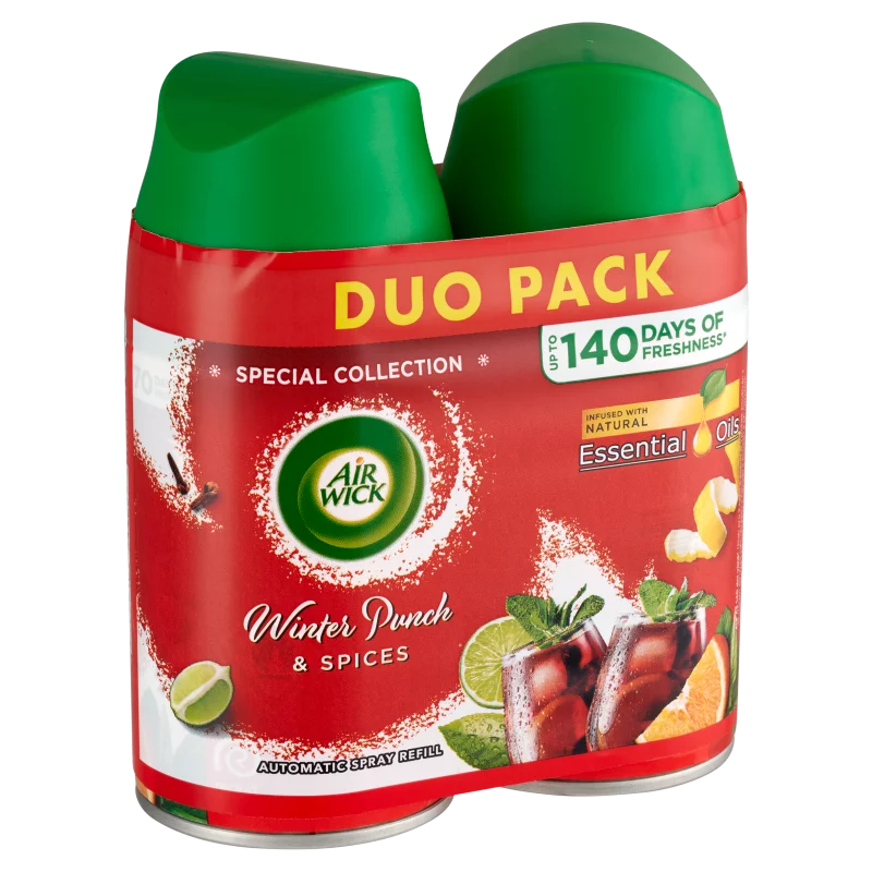 Air Wick Freshmatic Gyümölcsös Téli Puncs automata légfrissítő spray utántöltő 2 x 250 ml