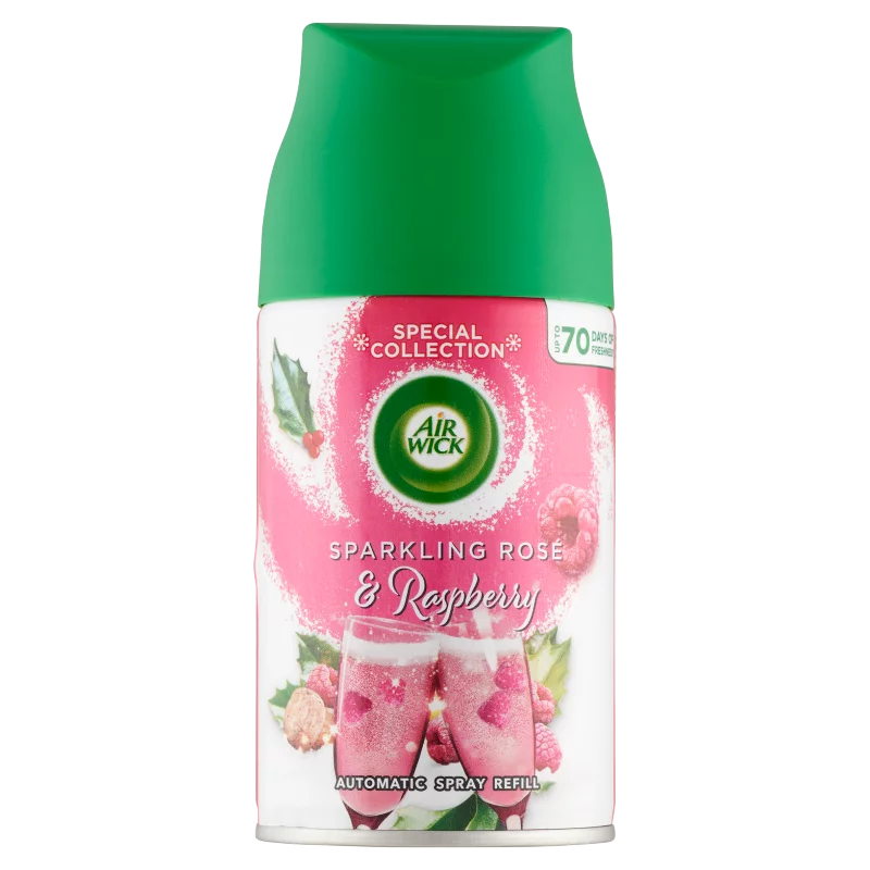 Air Wick Freshmatic Rozé Pezsgő és Málna automata légfrissítő spray utántöltő 250 ml