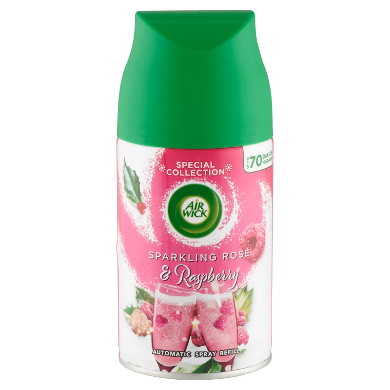 Air Wick Freshmatic Rozé Pezsgő és Málna automata légfrissítő spray utántöltő 250 ml