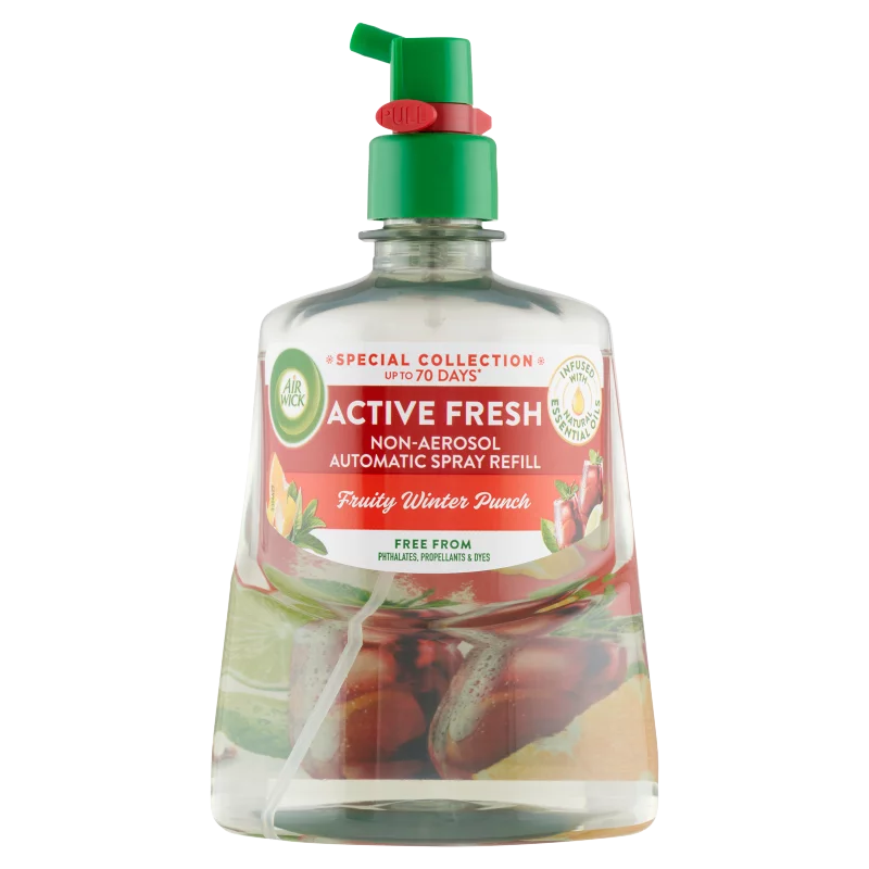 Air Wick Active Fresh Gyümölcsös Téli Puncs utántöltő 228 ml