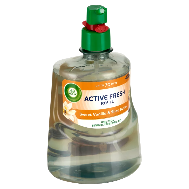 Air Wick Active Fresh Édes Vanília és Shea Vaj utántöltő 228 ml