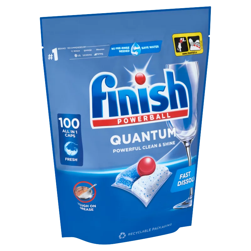 Finish Powerball Quantum All in 1 Regular mosogatógép kapszula 100 db 1040 g