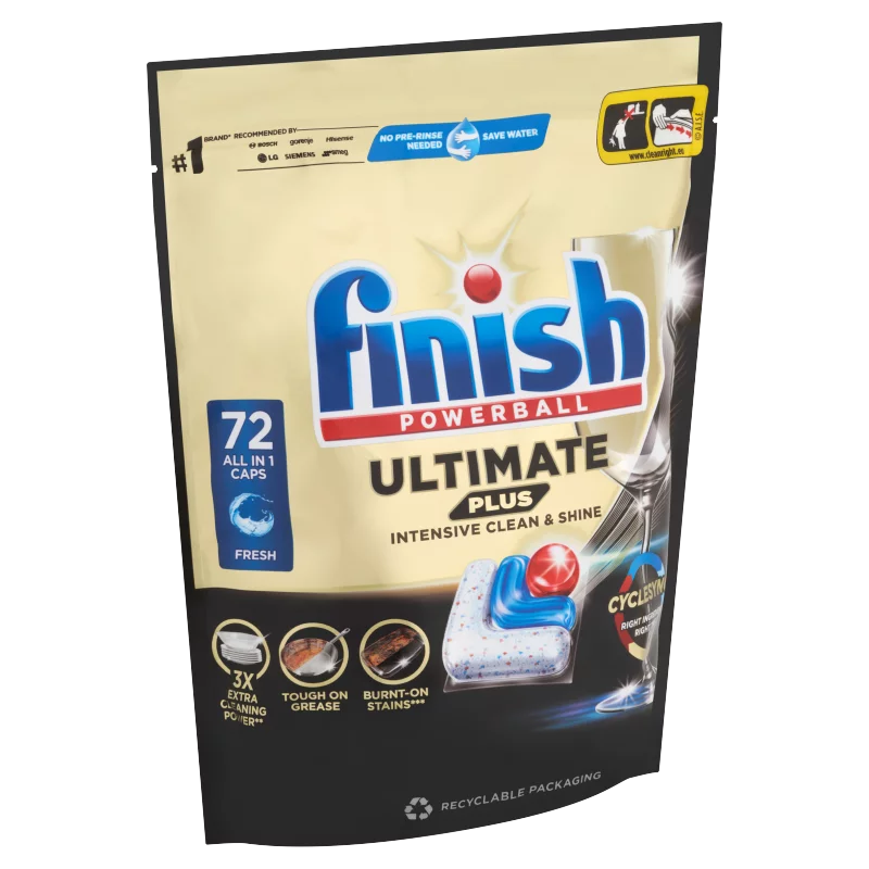 Finish Powerball Ultimate Plus All in 1 Regular mosogatógép kapszula 72 db 878,4 g