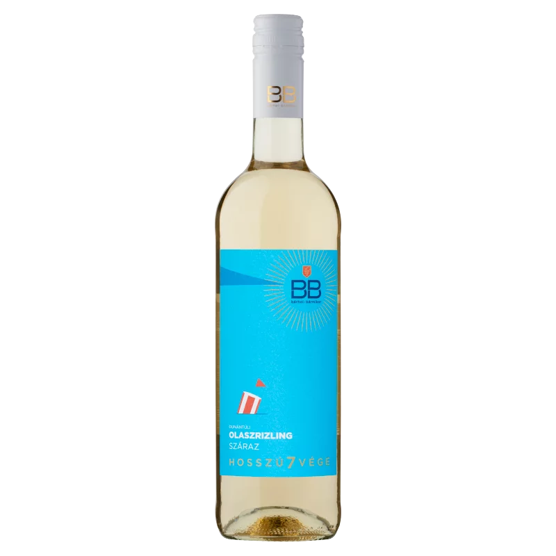 BB Hosszú7vége Dunántúli Olaszrizling száraz fehérbor 12,5% 0,75 l