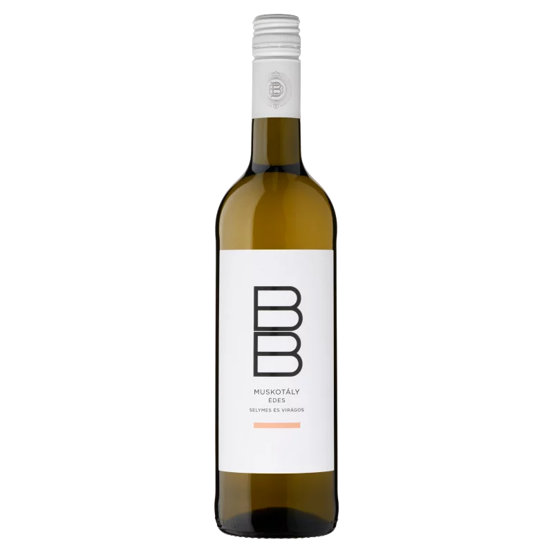 BB Balatonboglári Muskotály édes fehérbor 10,5% 0,75 l