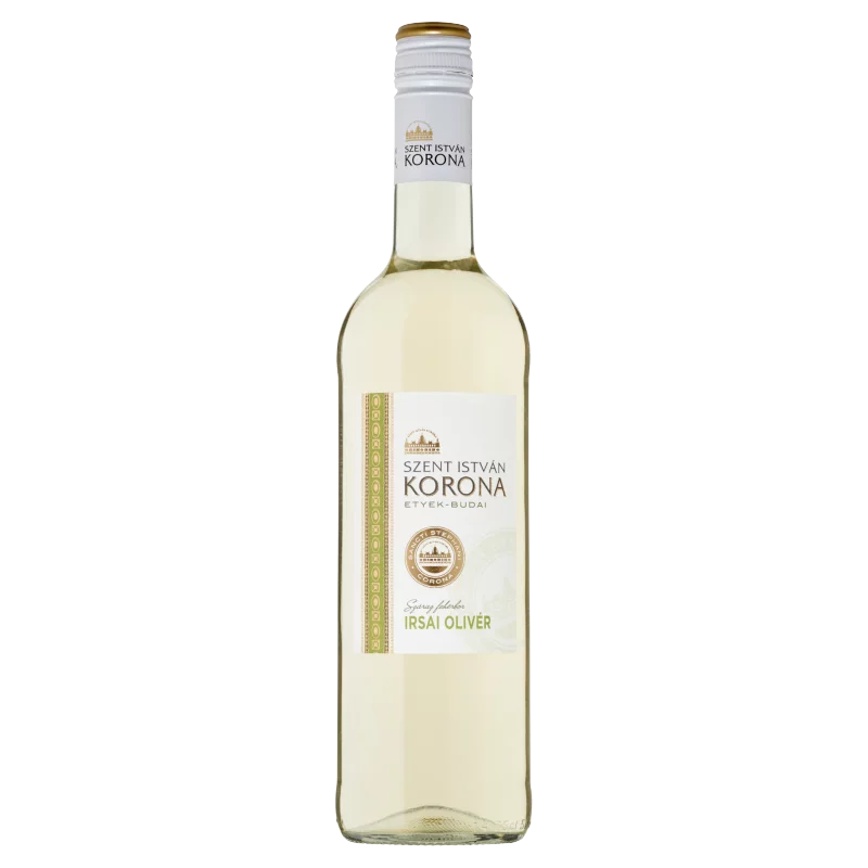 Szent István Korona Etyek-Budai Irsai Olivér száraz fehérbor 11% 0,75 l