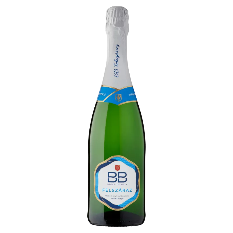 BB félszáraz fehér pezsgő 11,5% 75 l