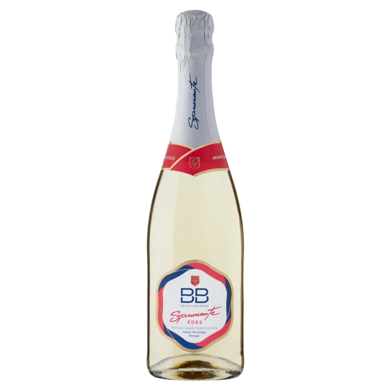 BB Spumante édes, fehér, illatos minőségi pezsgő 7% 0,75 l