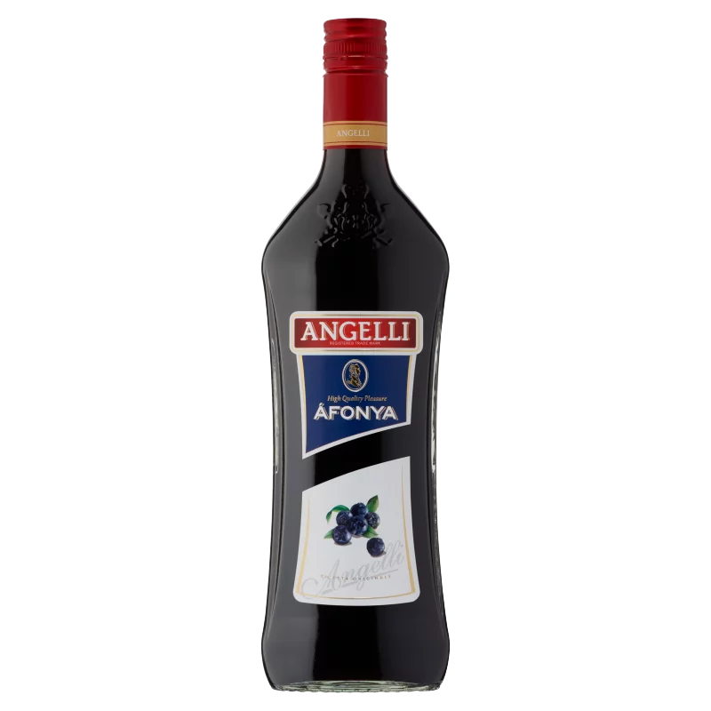 Angelli Áfonya szőlőléből készült ízesített bor 14% 0,75 l