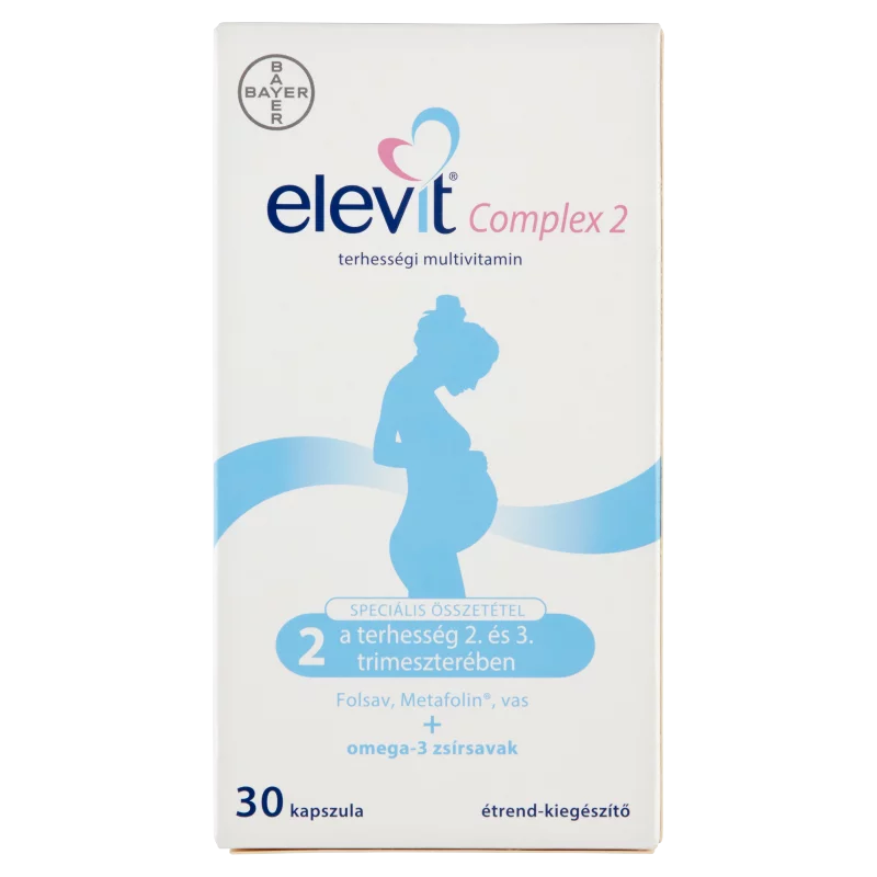 Elevit Complex 2 terhességi multivitamin étrend-kiegészítő kapszula 30 x 1,24 g (37,2 g)