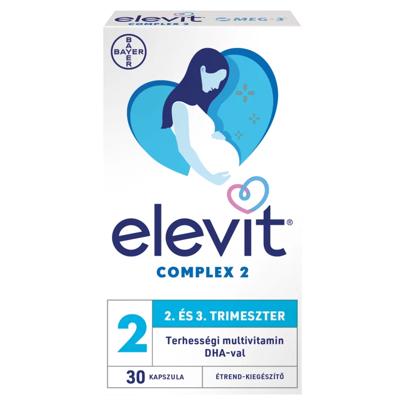Elevit Complex 2 terhességi multivitamin étrend-kiegészítő kapszula 30 x 1,24 g (37,2 g)