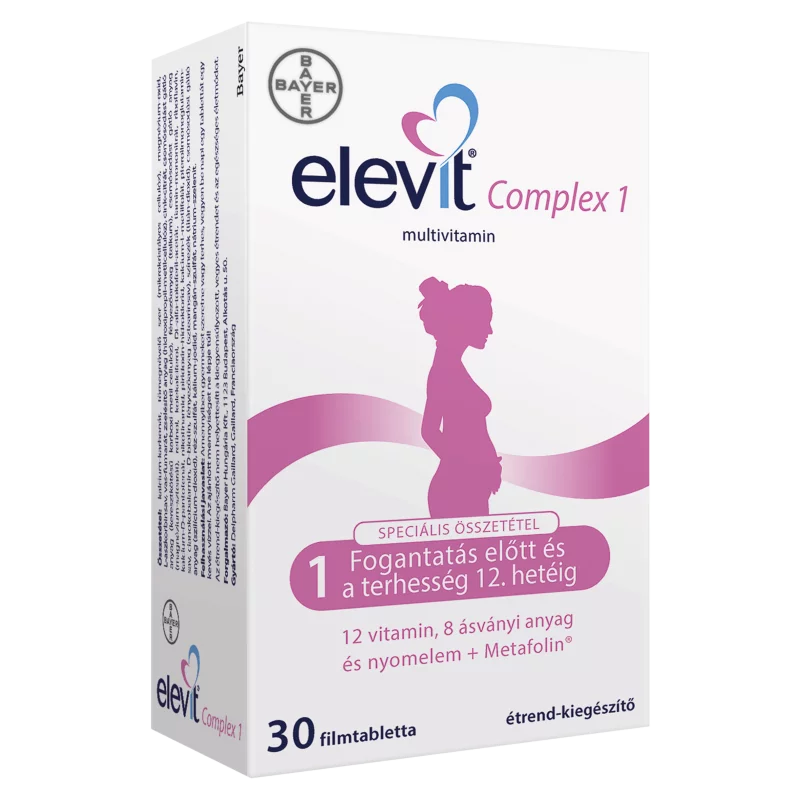 Elevit Complex 1 multivitamin étrend-kiegészítő filmtabletta 30 x 1,124 g (33,72 g)