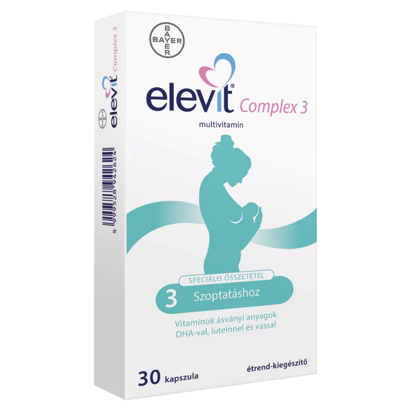 Elevit Complex 3 multivitamin étrend-kiegészítő kapszula 30 db 38,3 g