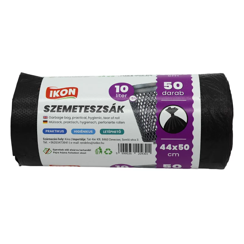 Szemeteszsák 44x50 50db/roll  10 Literes